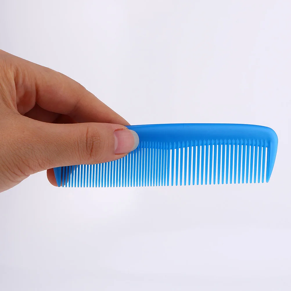 12 قطعة مجموعة مشط الشعر البلاستيكية الصغيرة المحمولة المضادة للكهرباء الساكنة أمشاط للمنزل صالون حلاقة السفر استخدام مشط الشعر مختلط اللون #1