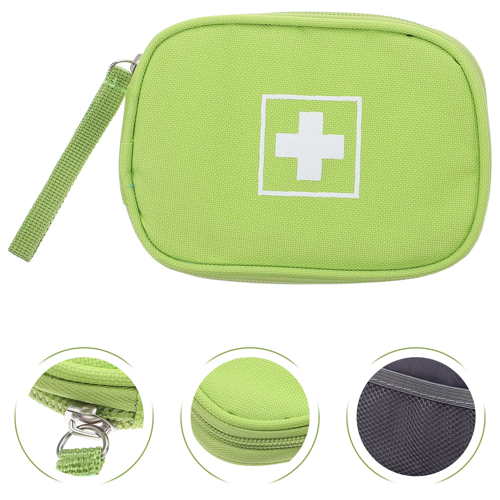 Compact First Aid Bag Small Organizer Portable Waterproof Medicine Storage Travel Emergency Household Pouch