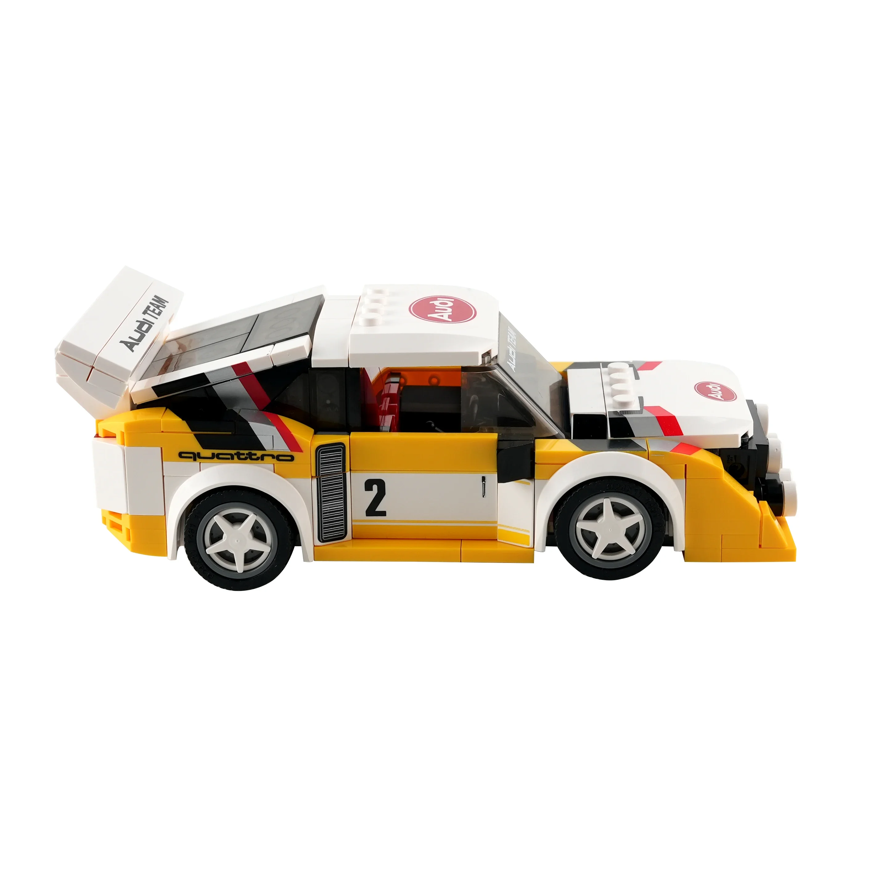 1:32 Città WRC Squadra Building Blocks Modello di Auto Auto Da Corsa Camper Camion Kit di Montaggio MOC Mattoni Giocattoli Per Bambini Set Regalo PB8812 1362PCS