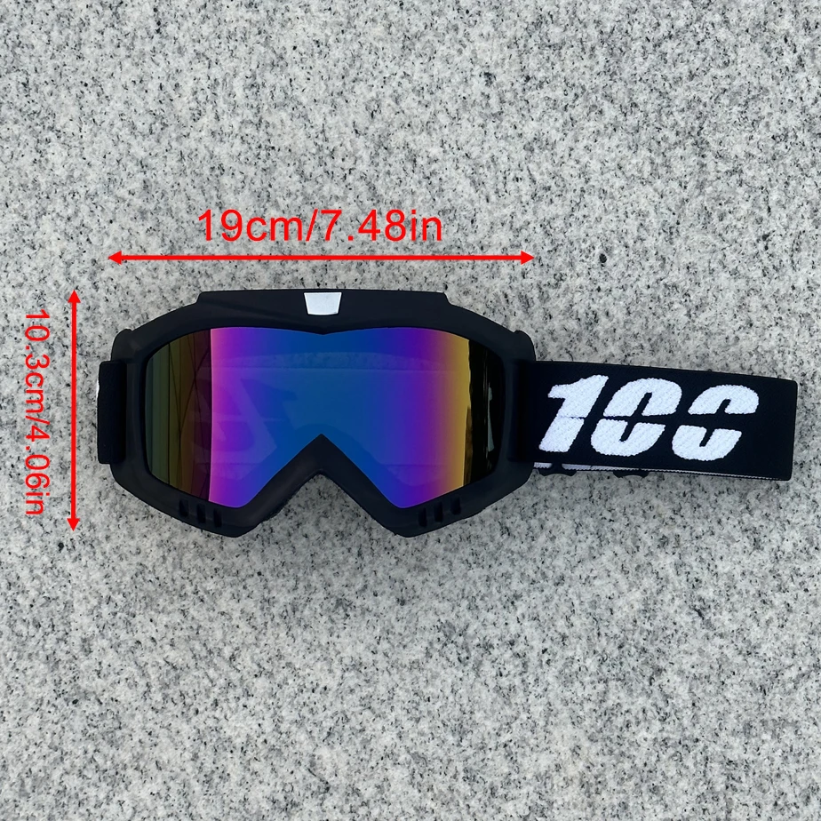 Heiße Motorradbrille für Herren, Motocross-Brille, Helmbrille, MX Moto Dirt Bike ATV Ski Outdoor-Sportbrille, Rollerbrille, Maske, Radfahren – Detail 1