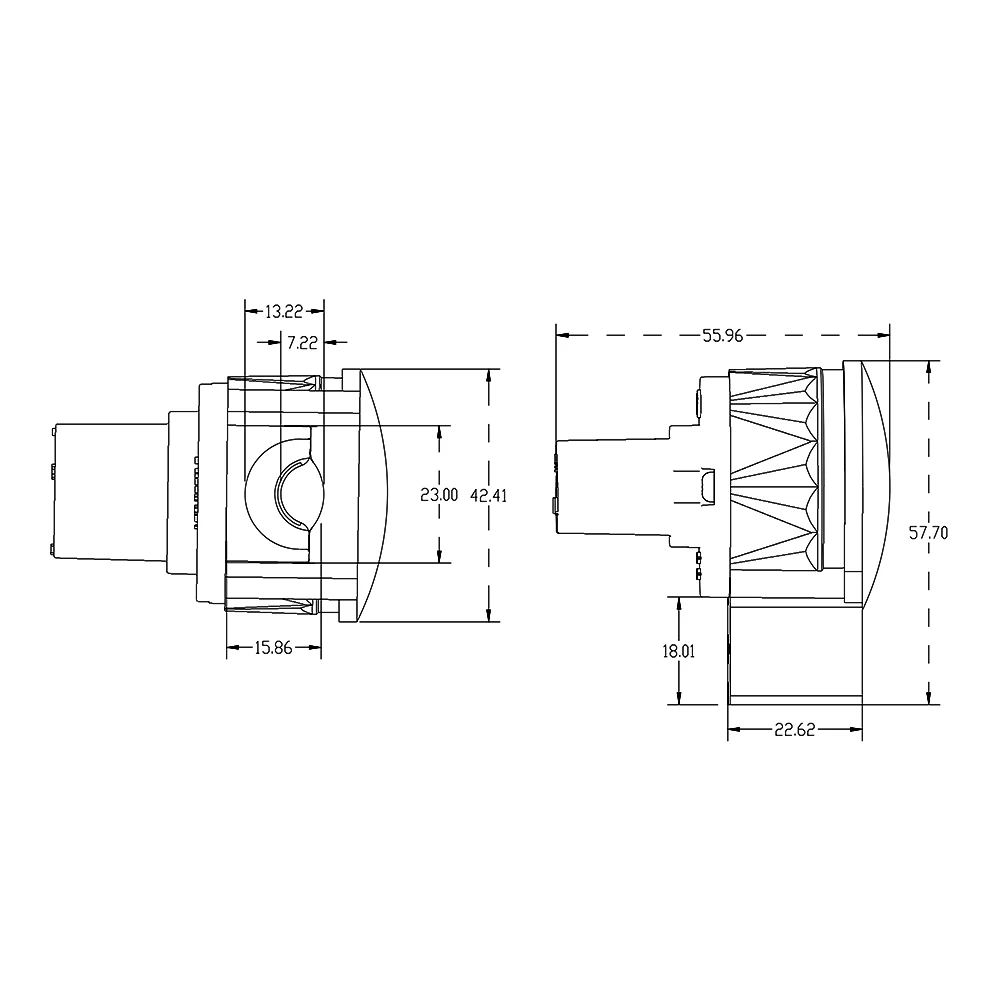 Viborg LE505G LM505G LF505G 100% Pure Copper Schuko Power Plug 24K Gold Plated Right Angled Schuko Power Connector