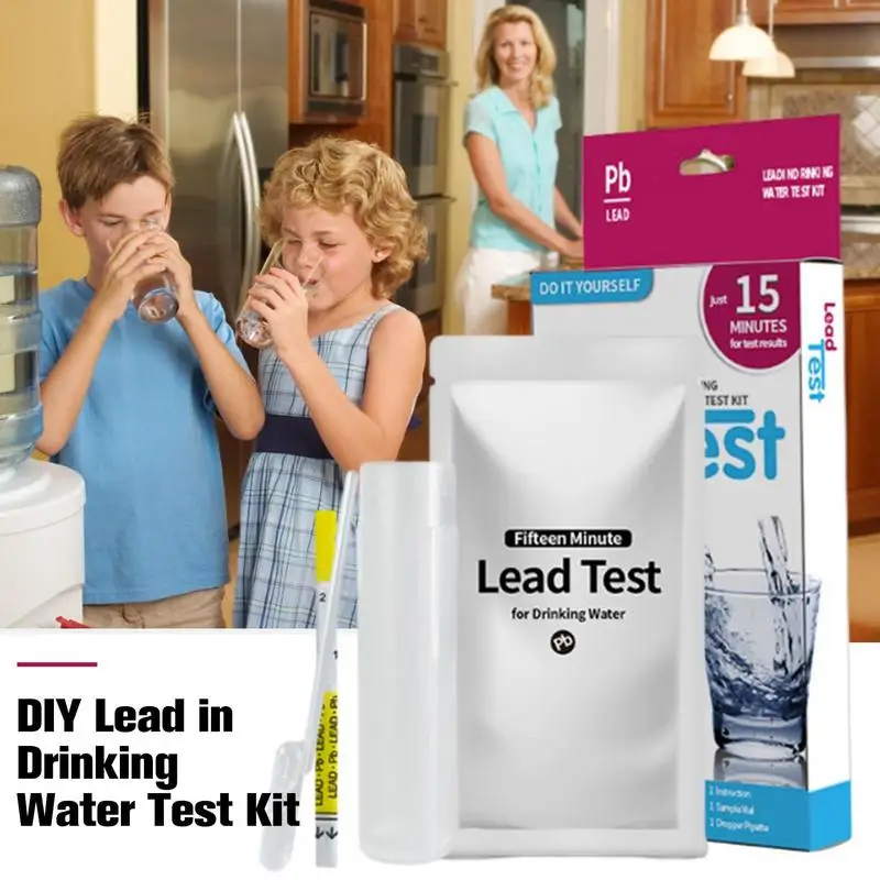 Wassertest-Set für Trinkwasser, Poolwasser, Messleitung, Test, Chlor, PH, Härte, Wasserqualitätstest, Wassertest-Set