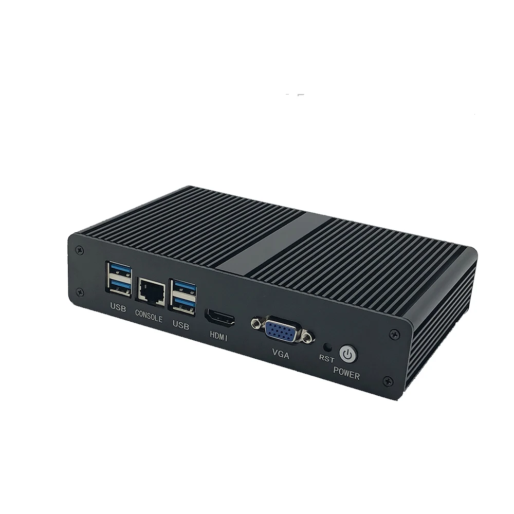 6th Thế Hệ Pentium 4405U Pfsense Mini Router Máy Chủ 6*1000M Lan Intel I211 Windows10 Linux HD VGA Dual màn Hình Máy Tính Để Bàn