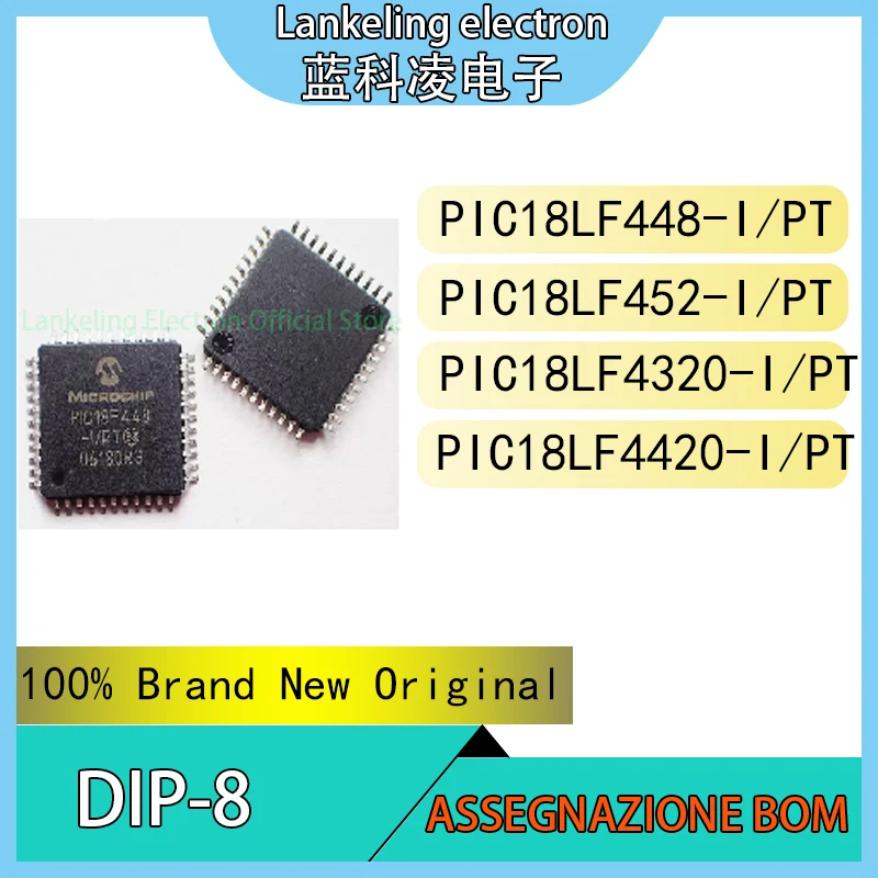 

PIC18LF448-I/PT PIC18LF452-I/PT PIC18LF4320-I/PT PIC18LF4420-I/PT IC 100% Brand New Original chip QFP44