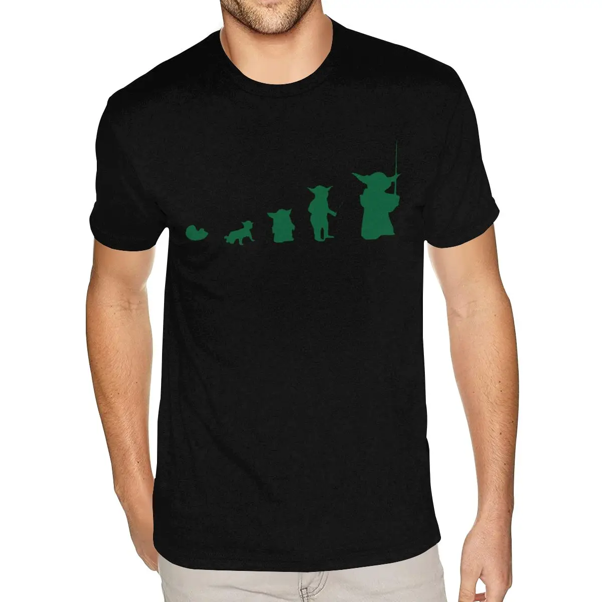 تي شيرت بأكمام قصيرة وياقة دائرية 100% قطن Baby Evolution تي شيرت Bright Colo Family #1