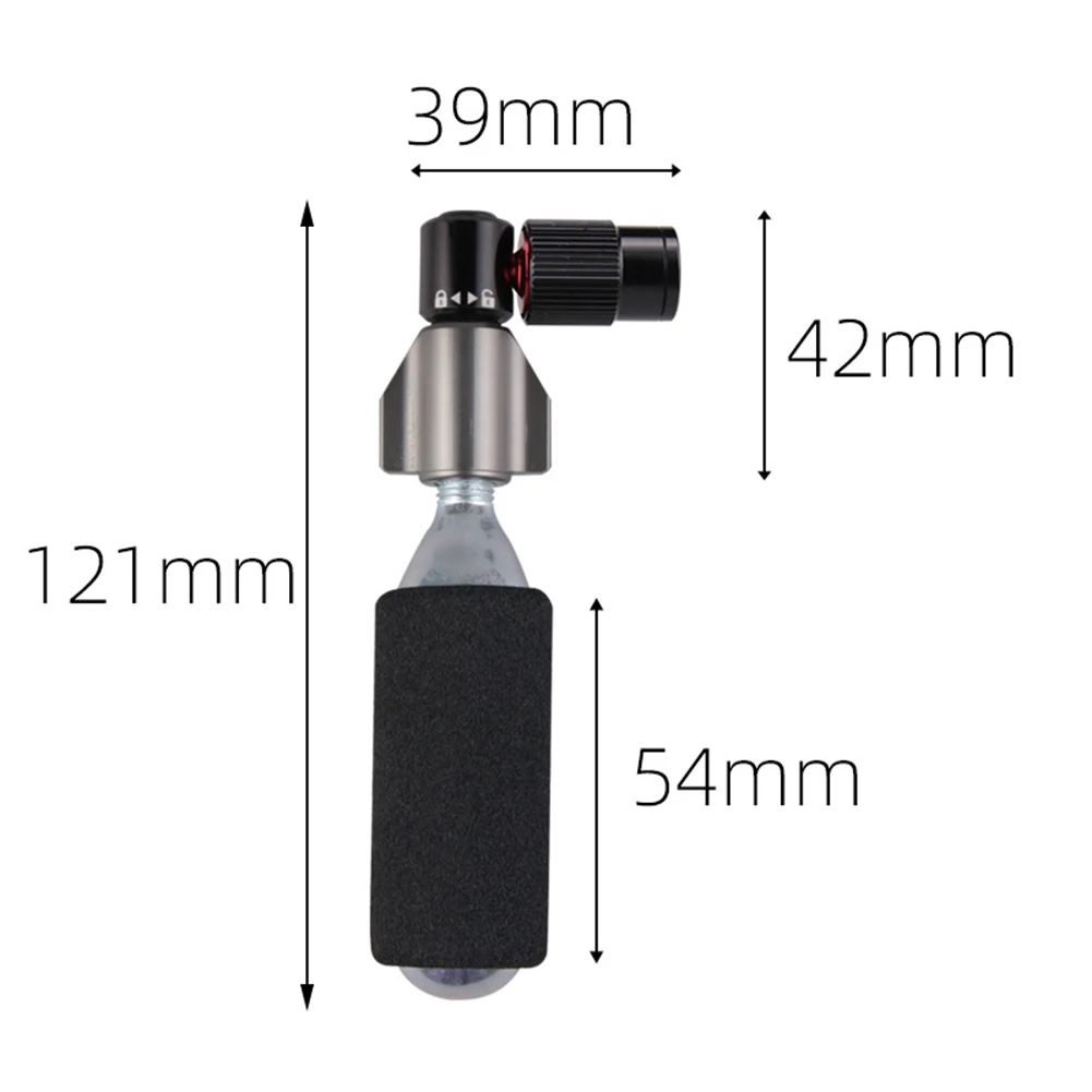 Mini CO2 Pump for Bicycle Portable Bicycle Tire Inflator MTB Road Bike Aluminum Alloy Automatic Pump Bicycle accessoriesdropship