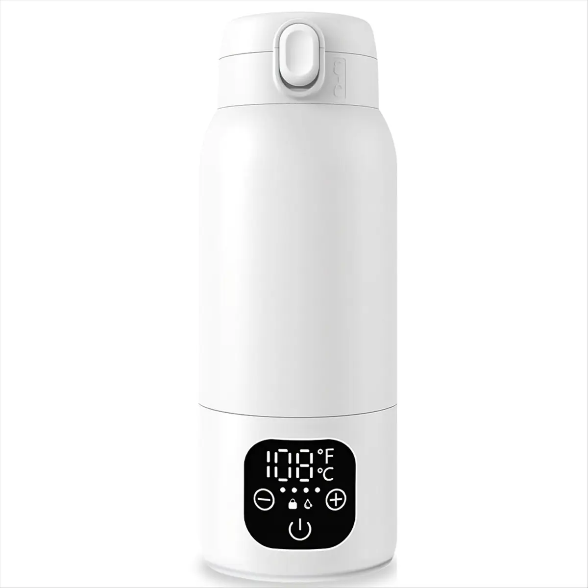 A88M Portable Milk Warmer for Travel,Formula Container to Go 17oz Baby Bottle Warmer with 11000mAh Long Battery Fast Heating