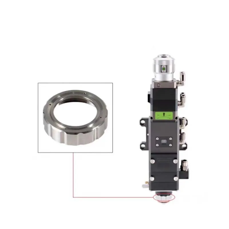 Raytools الليزر قطع رئيس قفل حلقة BM110 السيراميك حلقة قفل الجوز BM111 مكثف موصل تبديد الحرارة الضغط الدائري #2