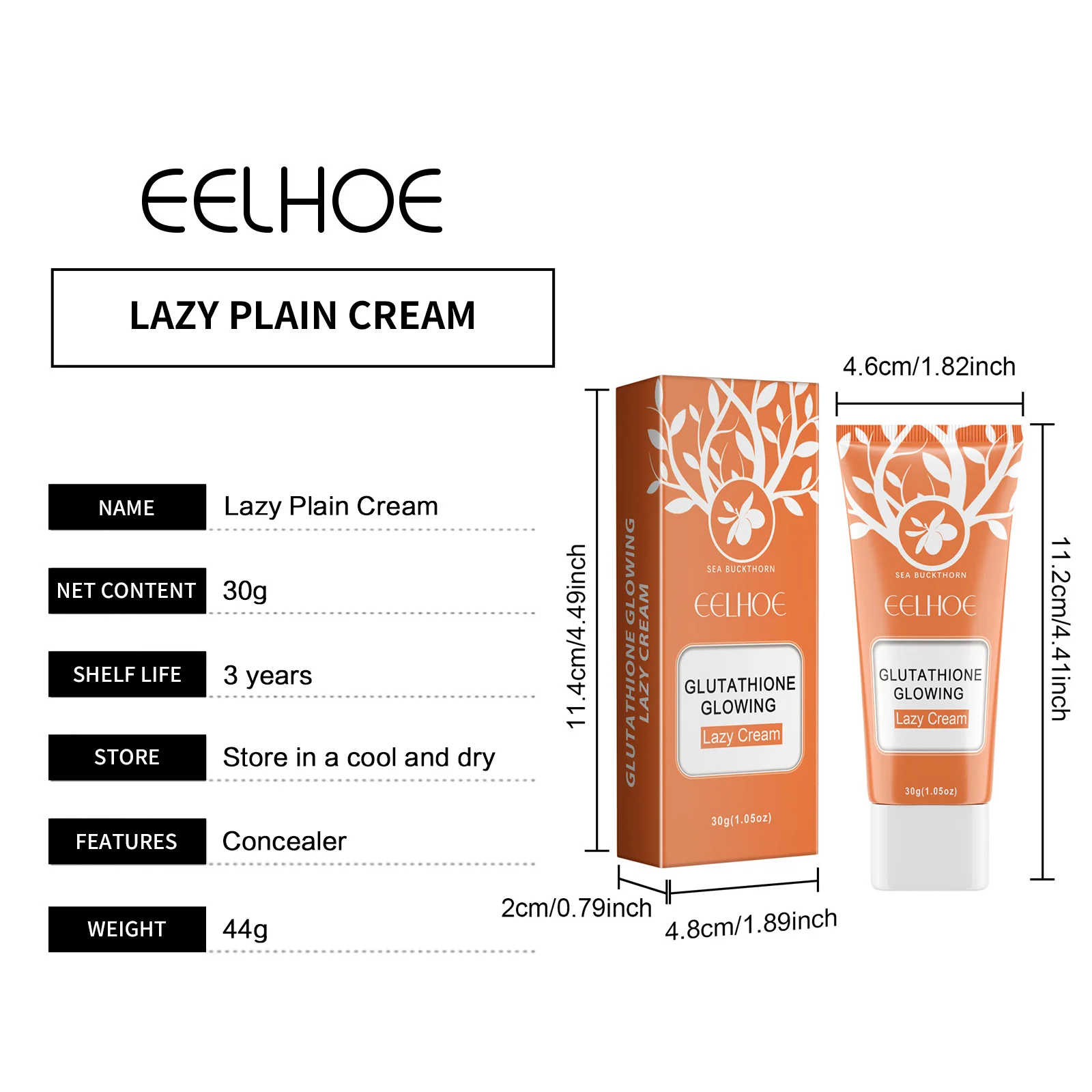 eelhoe glutathione EELHOE Lazy Plain Cream Whitening Brighten Face Foundation for Natural Nude Makeup Waterproof Full Coverage Acne Scars Cosmetics eelhoe glutathione EELHOE Lazy Plain Cream Whitening Brighten Face Foundation for Natural Nude Makeup Waterproof Full Coverage Acne Scars Cosmetics