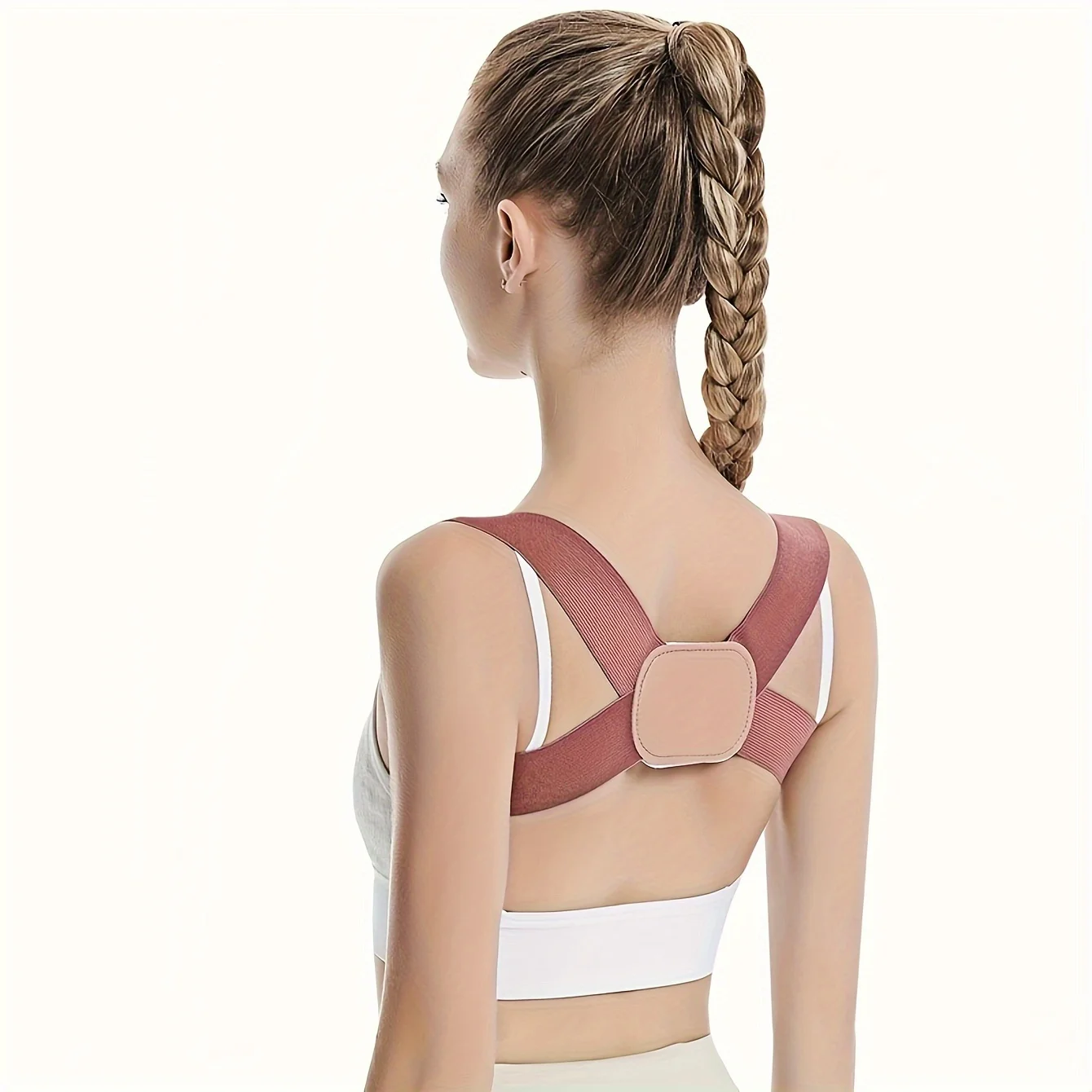 Atmungsaktiver Unsichtbarer Haltungskorrektor für Damen - Modisches und Bequemes Rückenstütz-Accessoire – Detail 6