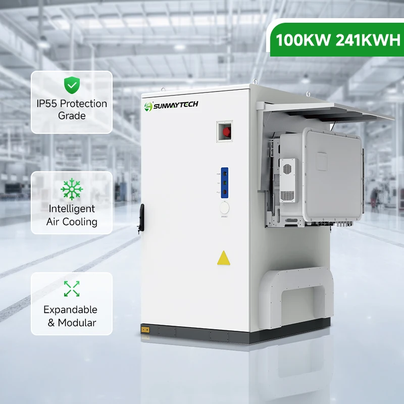 ESS 60Kwh 100kwh 241kwh 261kwh 360Kwh 600Kwh All in One Inverter and Lithium Battery Outdoor Cabinet for Commercial