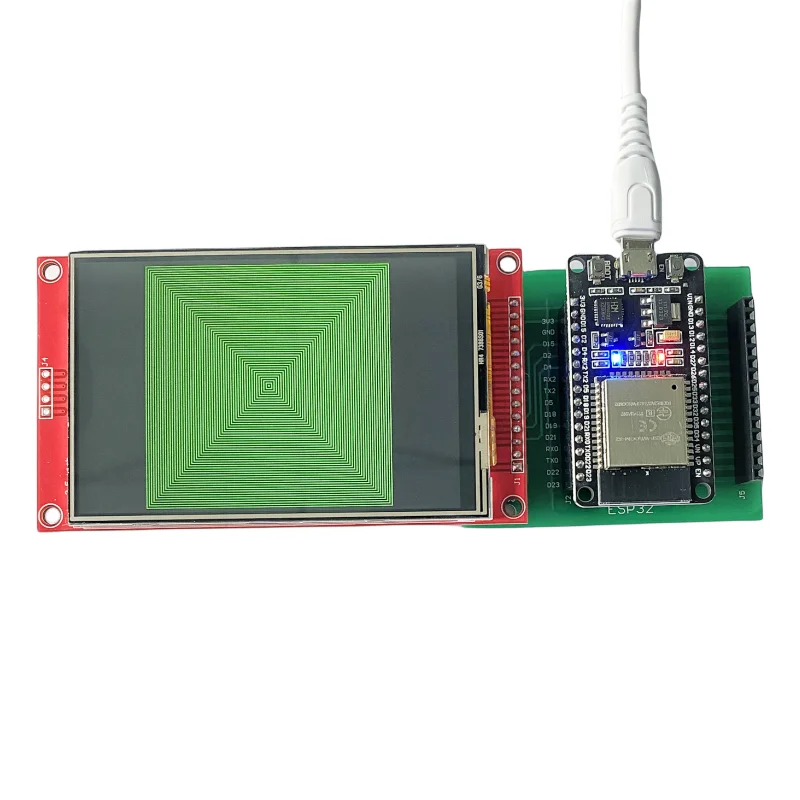 Imagem -04 - Módulo de Exibição Lcd Tft Spi com ou sem Toque Tela Esp32 320 Rgbx480 Ili9488 35