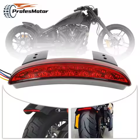 For Harley Davidson Motorcycle LED Brake Tail Light Turn Signal Sportster XL 883N 1200N Supermoto Warning Light Modified Parts