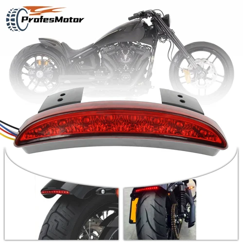 Luz LED trasera de freno para motocicleta Harley Davidson, señal de giro Sportster XL 883N 1200N, luz de advertencia Supermoto, piezas modificadas