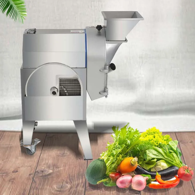 

Commercial Vegetable Cutter Automatic Stainless Steel Dicing Machine Multi-functional Frozen Meat Fruit in Hotel Canteens