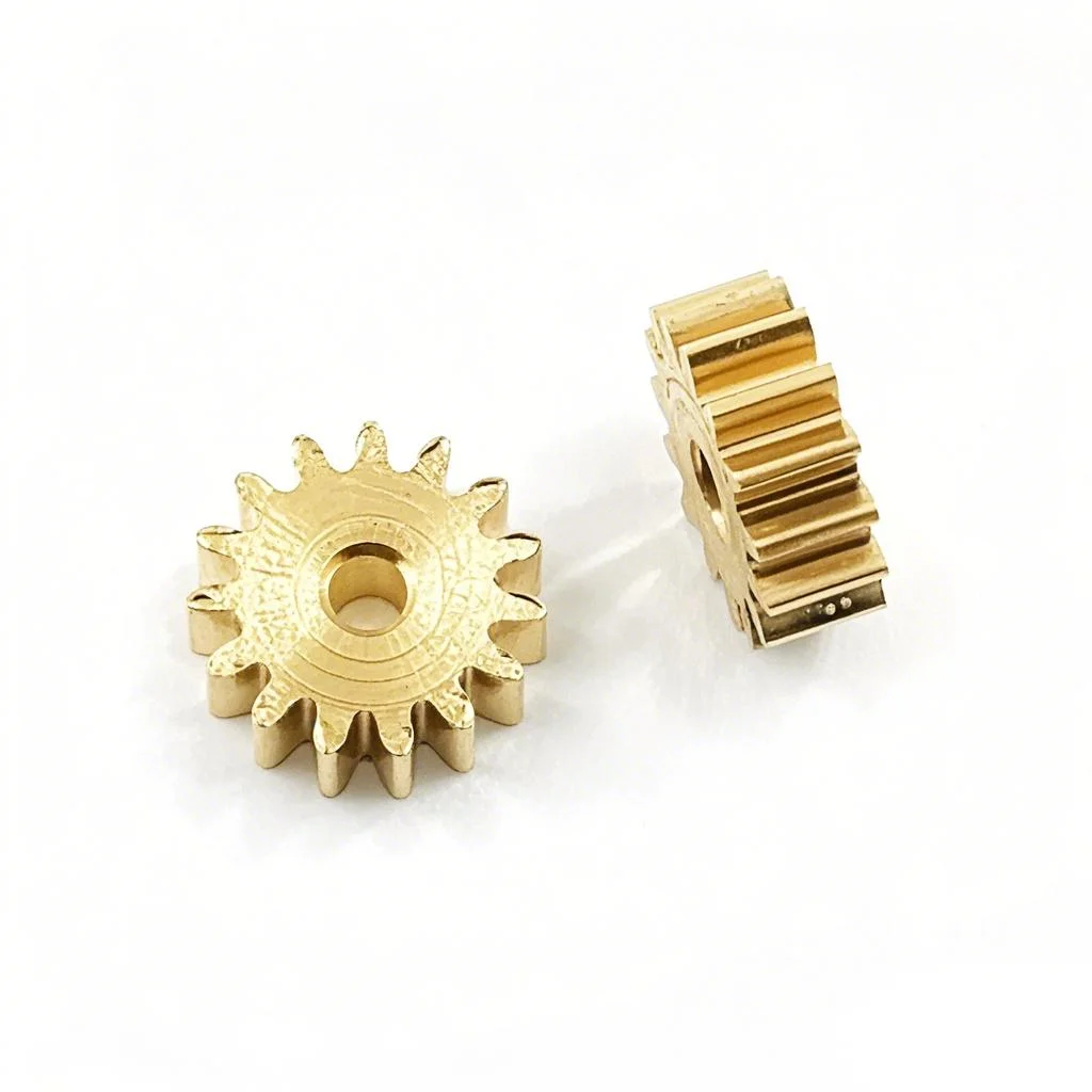 15T 0.4M Thin Copper Gear 15 Teeth OD=6.8mm Width 2.4mm 15z Metal Pinion DIY Repair Motor Parts 151.5A