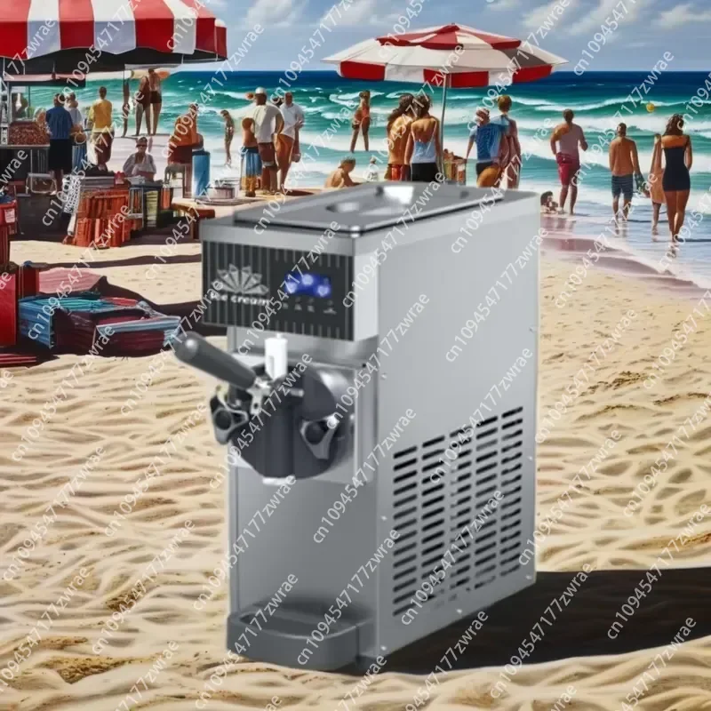 Commercial Soft Serve Ice Cream Machine Single Nozzle Mini Ice Cream Maker Machine