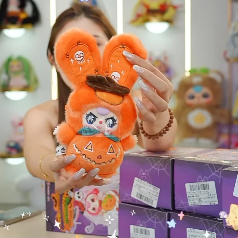 الجديد في المخزون الطفل ثلاثة قلعة الهالوين مغامرة صندوق أعمى لطيف أفخم دمية سطح المكتب زخرفة الكرتون أنيمي هدية الهالوين #2