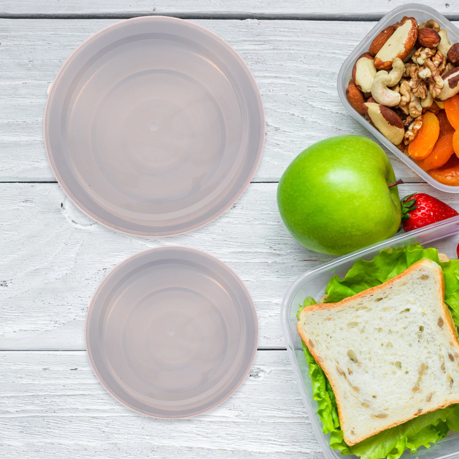 

5 Pcs Stainless Steel Mixing Bowls Set with Lids Lightweight Portable Salad Bowls Stackable Kitchen Containers