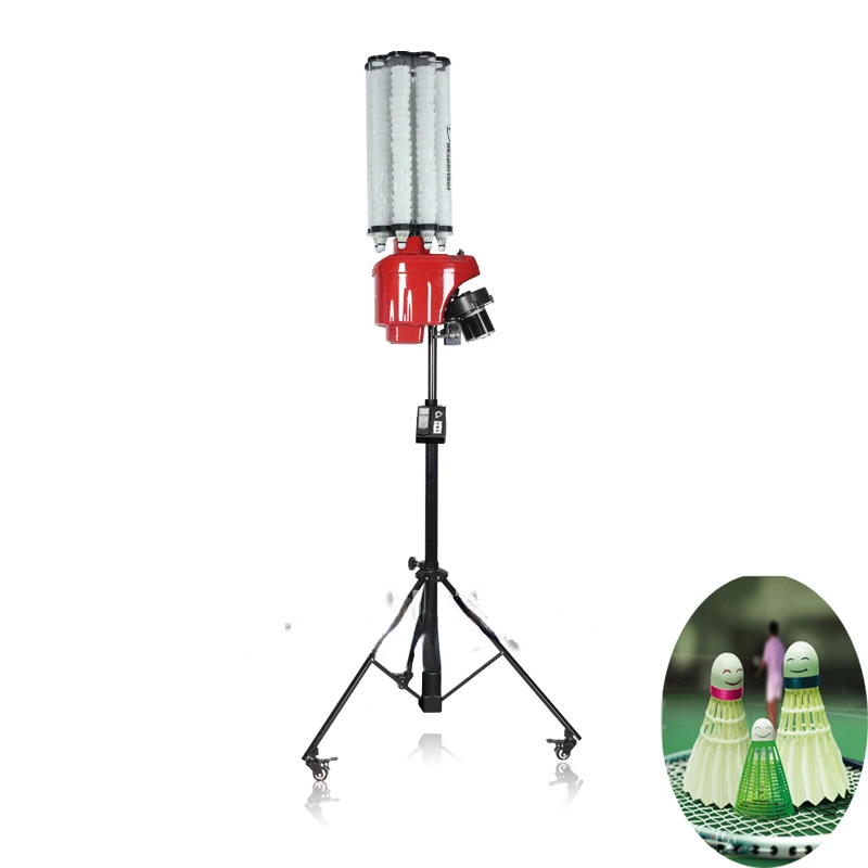 Professional Automatic Badminton Serve Apparatus Training Partner For Badminton Practice Auto Step Training Machine