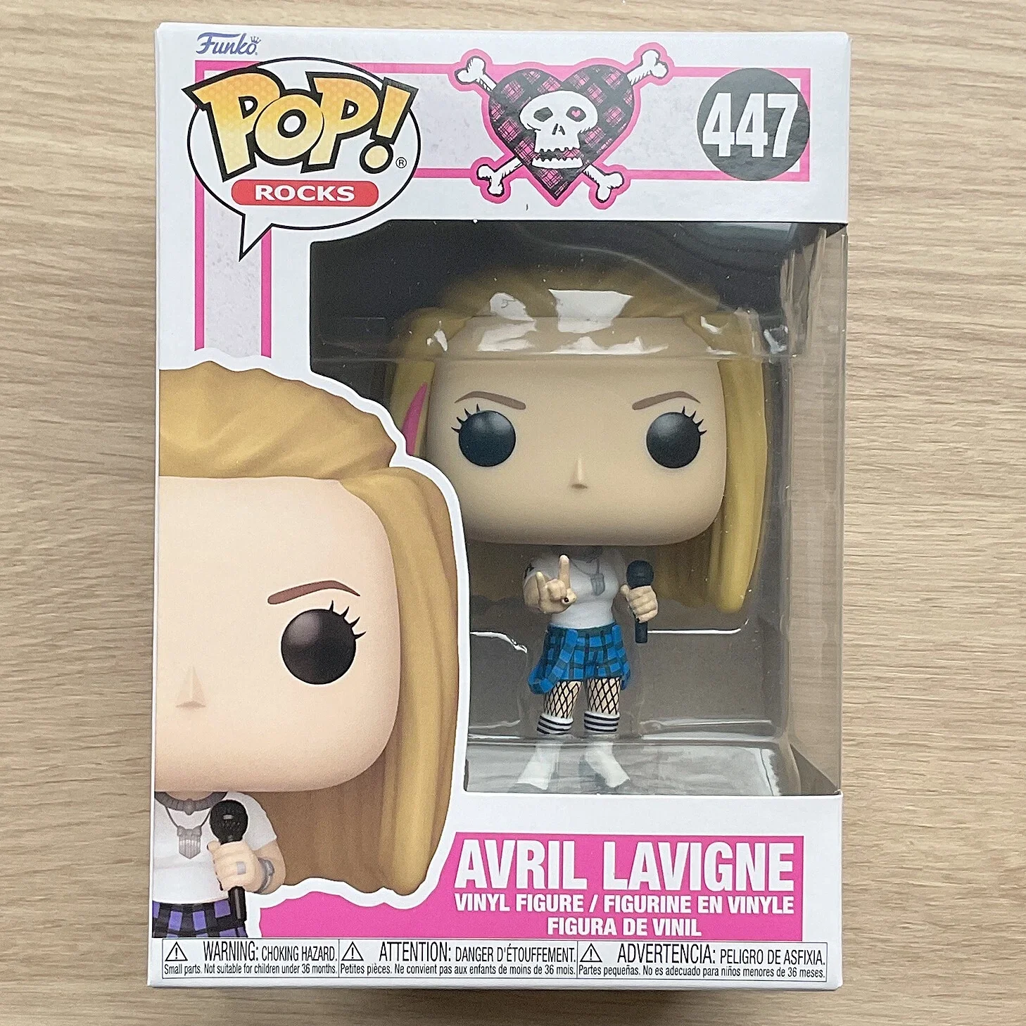 

Pop Avril Lavigne (Girlfriend) 447 Funko Vinyl Figure Limited Edition 4.1 inch Figurine Collect Decoration Model Toy Gift