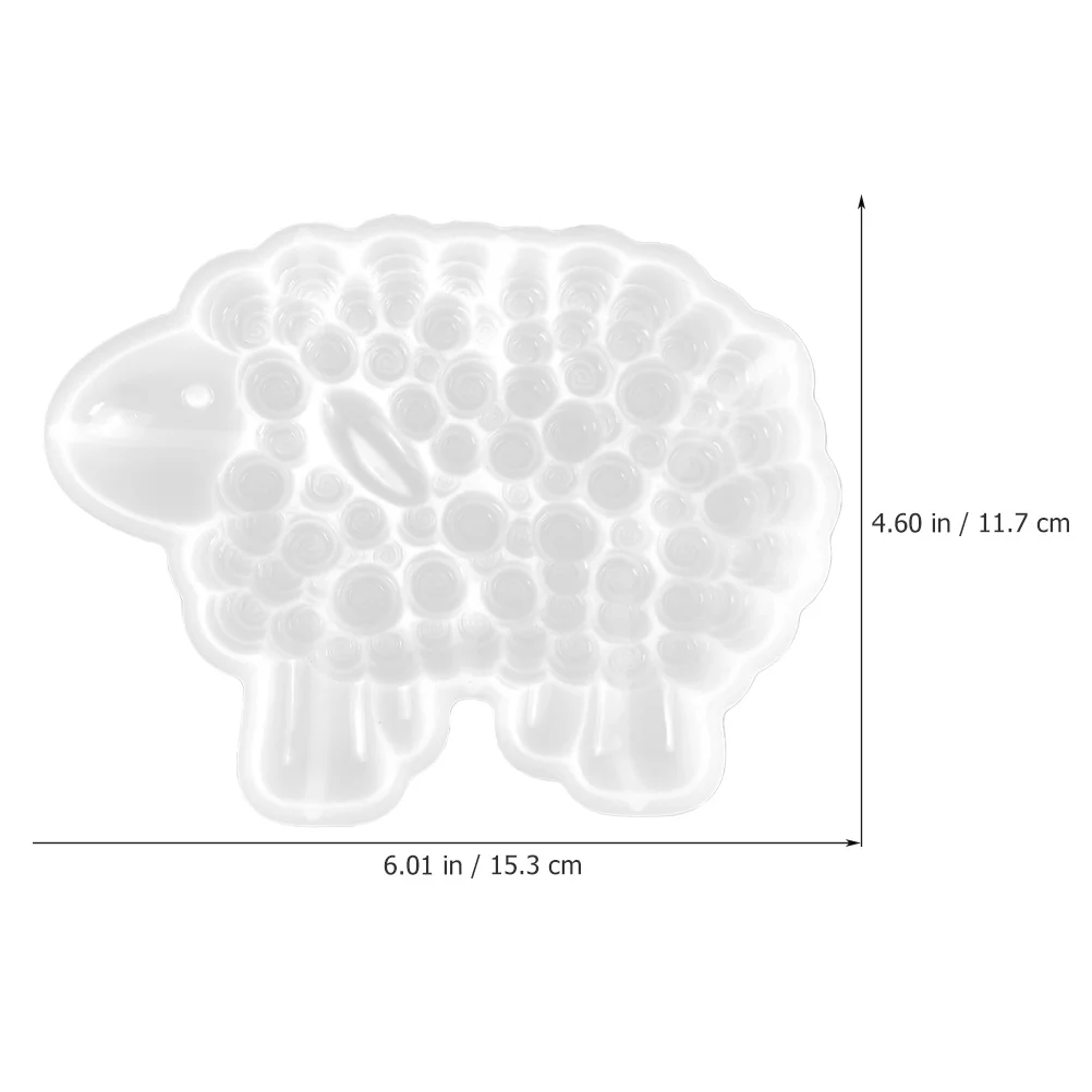 

Silicone Sheep Shaped Mold DIY Crafts Epoxy Resin Casting Flexible Reusable Unique Gift Idea Silicone Molds Sheep Shaped Mold