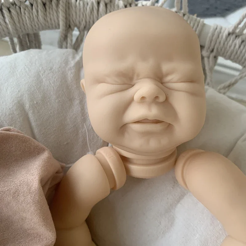 SINO-BB 17inch Reborn Doll Kit Sleepping Vincent Lifelike Newborn Baby Size Unfinished Blank Doll Parts Drop Shippig
