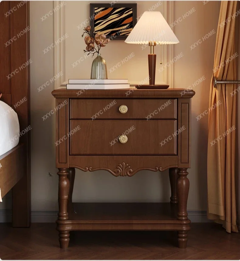 Y1 American retro bedside table modern simple bedside rack small storage cabinet