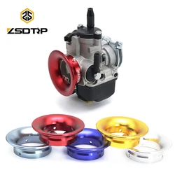 ZSDTRP Motorcycle Carburetor Air Filter Wind Cup Horn Cup 40mm 44mm for Dellorto PHBL PHBH Carburetor