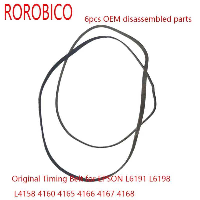 6Pcs Original Carriage Timing Belt For Epson L6191 L6198 L4158 L4160 L4165 L4166 L4167 L4168 Inkjet Printer CR Drive Belt Parts