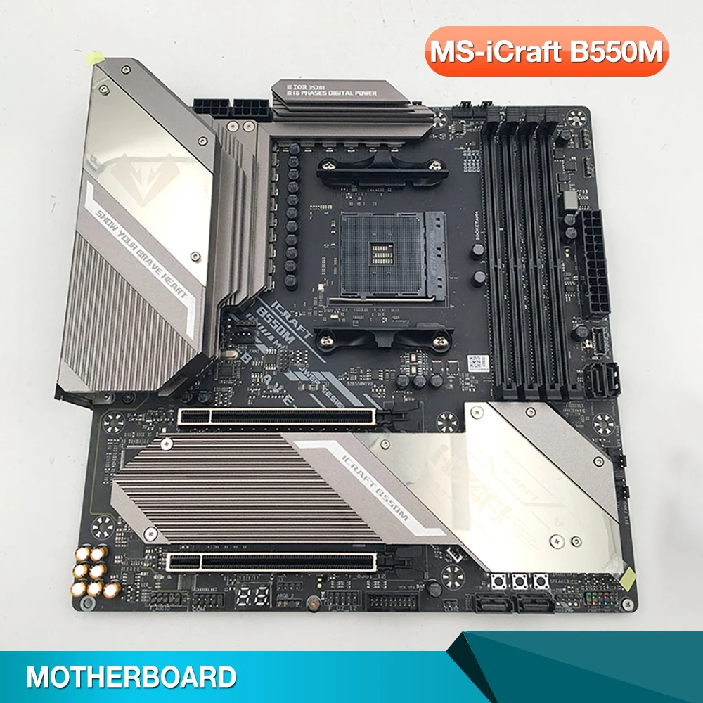 

MS-iCraft B550M For New Original MAXSUN Desktop Computer Motherboard Supports Ruilong AM4