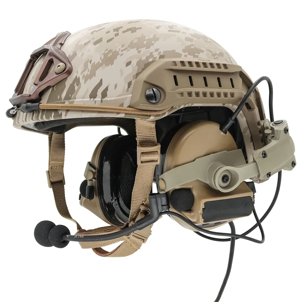 HEARING TACTICAL ARC Helmschienenadapter für COMTAC II COMTAC III Taktisches Headset Gehörschutz Airsoft Schießkopfhörer