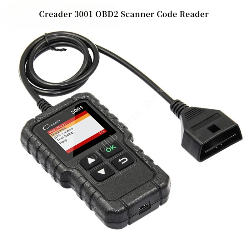 

Сканер Creader 3001, считыватель кодов OBD2 с цветным экраном для проверки освещения двигателя, инструмент для диагностики автомобиля, многоязычный