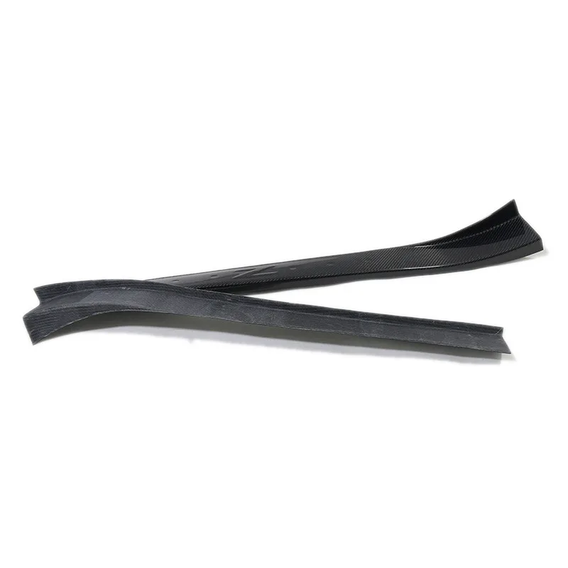 For Nissan 350Z Z33 Carbon Fiber Door Sill Plate Step Bar Door Edge Trim Anti-Scratch Welcome Strip