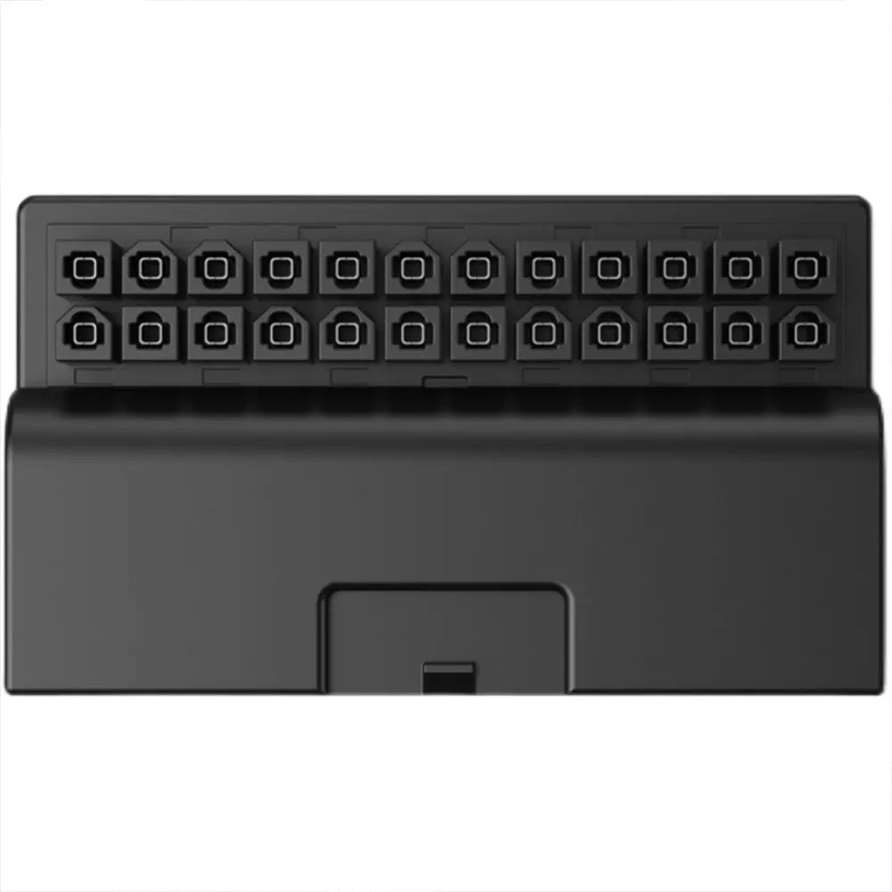 24Pin から 90 度電源プラグアダプタメインボードマザーボード電源コネクタアダプタステアリングヘッド