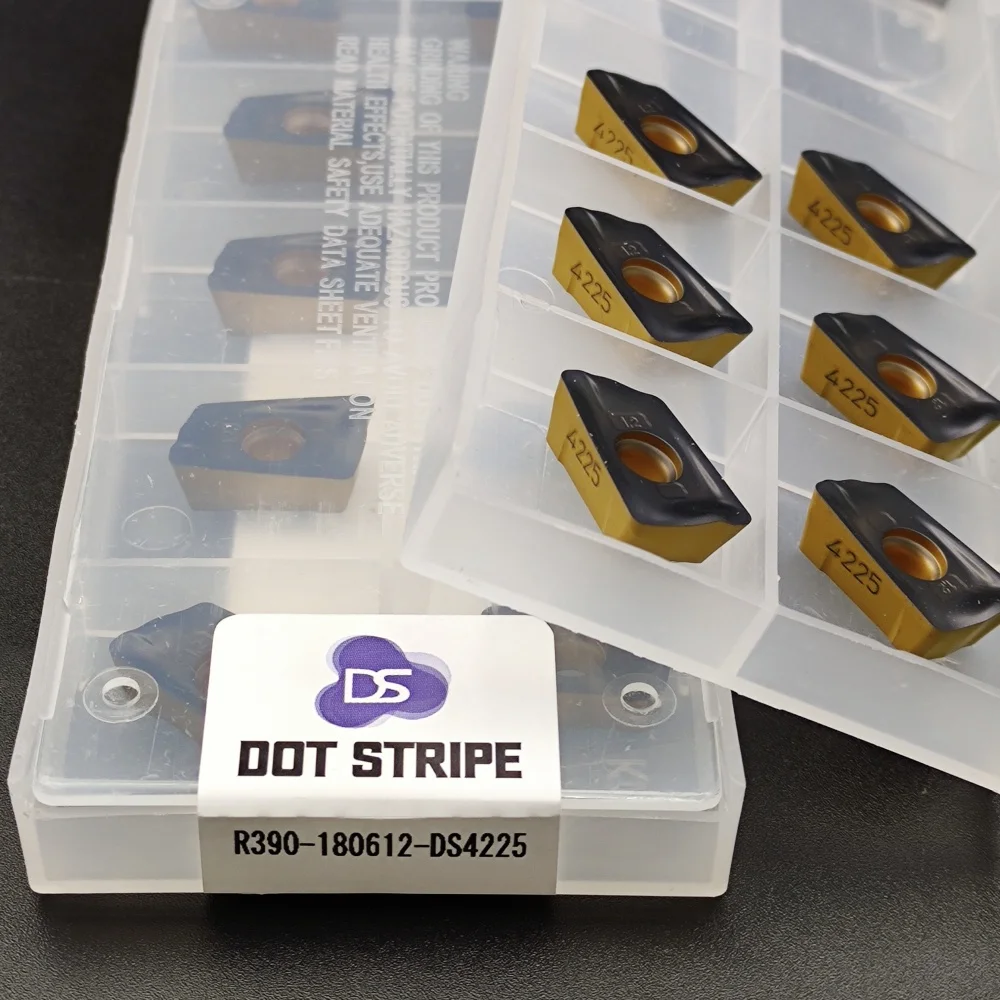 Hartmetalleinsatz R390 180608 180612 DS4240 Außendrehwerkzeug für Stahl, Edelstahl, Widerstand, CNC-Drehmaschine, Wendeschneidplatten