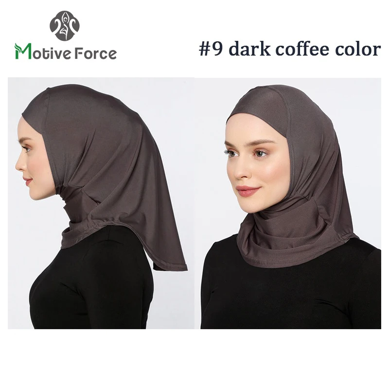 Hijab femme musulman ramadan abaya mujer turbante ropa pañuelos islam pañuelos para el pelo Abaya-Hijab deportivo islámico para mujer, bufanda para