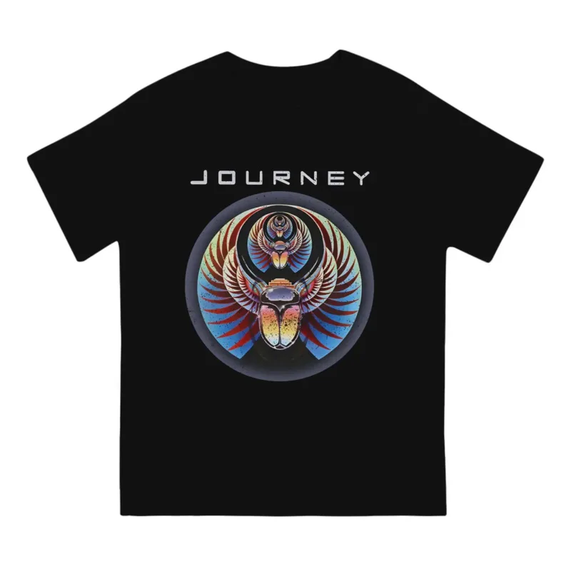 Trial By Five Men TShirt Journey The Band O Neck Tops 100% Cotton T Shirt Funny High Quality Gift Idea