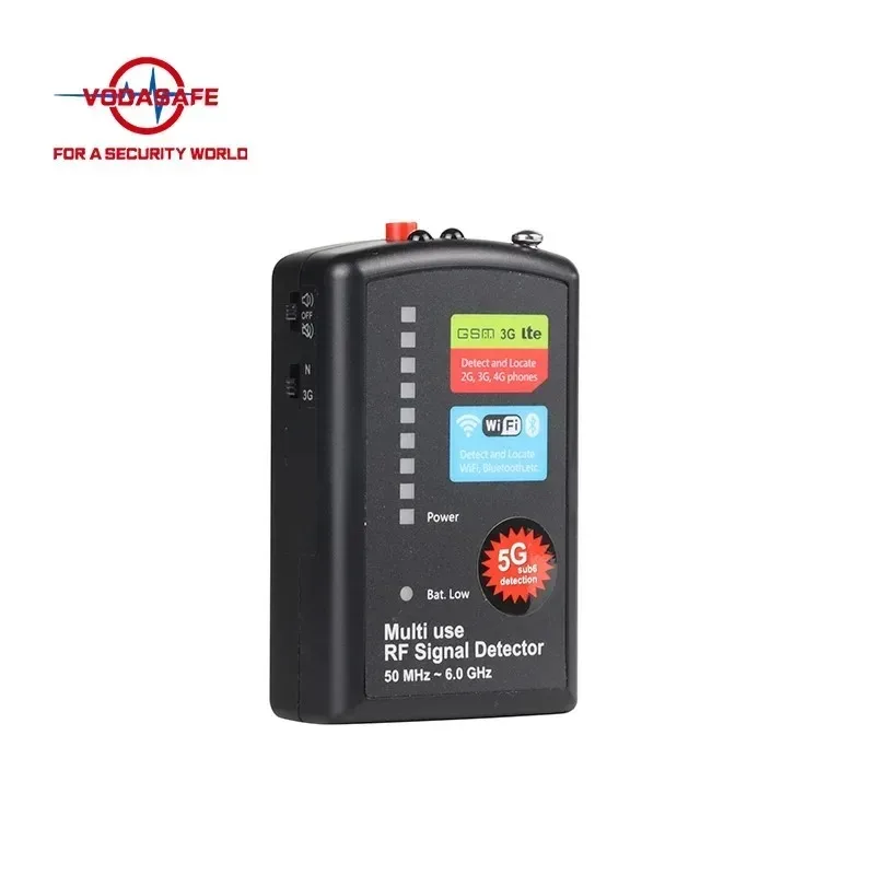 2026 Pocket RF Signal Detector GSM Cell Phone 3G 4G WiFi Hidden Microphone Frequency 50 MHz ~ 6.0 GHz Wireless Devices