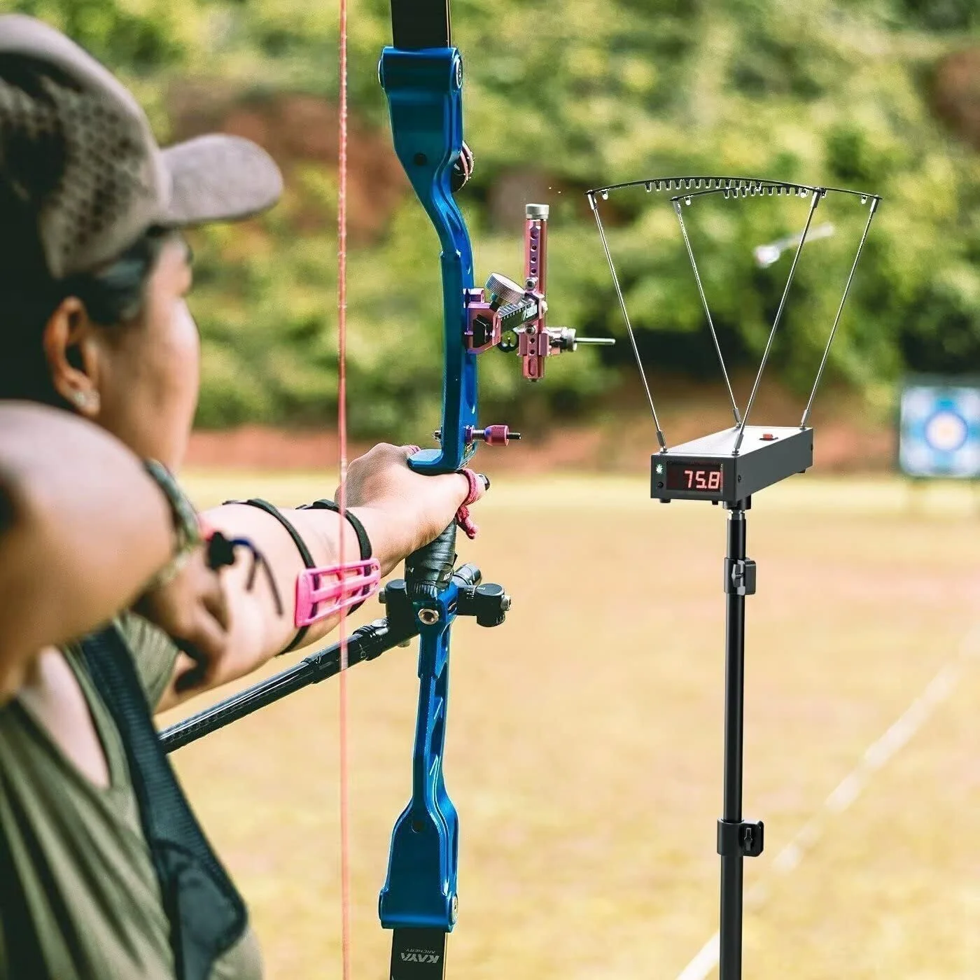 Shooting Speed Tester Chronograph Ballistic Precision 4-6500FPS Arrow Bow Slingshot Bullet Velocity Measure Tool for Outdoor Shooting Sports - view 4
