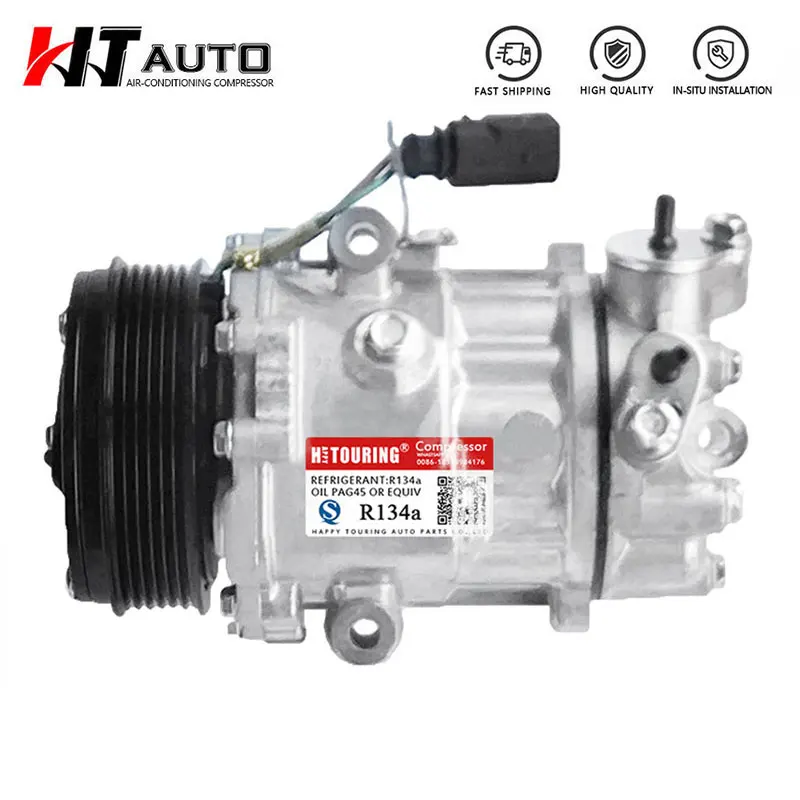 SD6V12 A/C Compressor For SEAT MII KE1 KF1 SKODA CITIGO NF1 VW LOAD UP POLO V 1H2620459 1H2620491 1S0820803D 1S0820803F