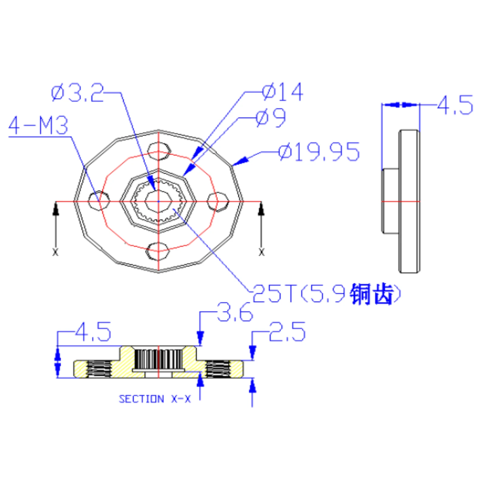 Servo de bus série double axe Feetech 15KG 180 °   Support de moteur contrôlable en Angle, commentaires de Position, servos TTL pour modèle de Robot SCS15