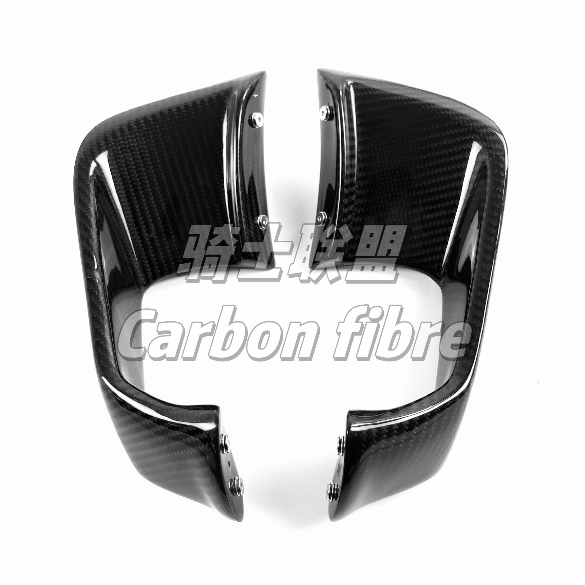 For Yamaha R1 R1M 2015-2024 modified carbon fiber fixed wing wind blade guide cover shell dry carbon accessories