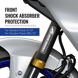 For Yamaha Tracer 9 900 GT Tracer9 Motorcycle Front Fork Protection Cover Shock Absorber Dust Protector Stretch Fabrics Sleeve