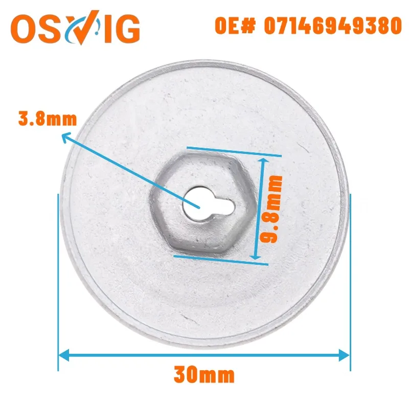 20PCS OE#07146949380 Applicable to the transmission shaft cover plate and trunk base nut of BMW transmission