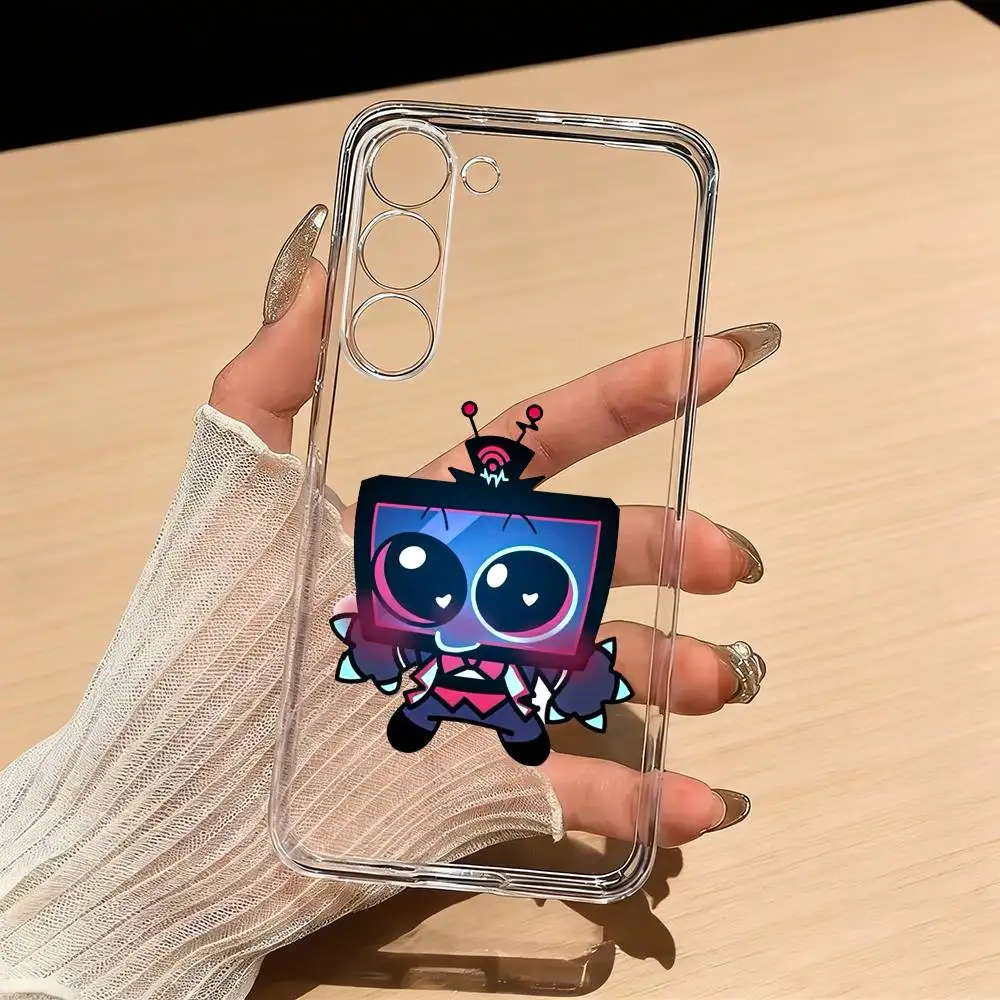 

H-Hazbin H-Hotel Vox Phone Case For Samsung S25,S24,S21,S22,S23,S30,Ultra,S20,Plus,Fe,Lite Transparent Cover