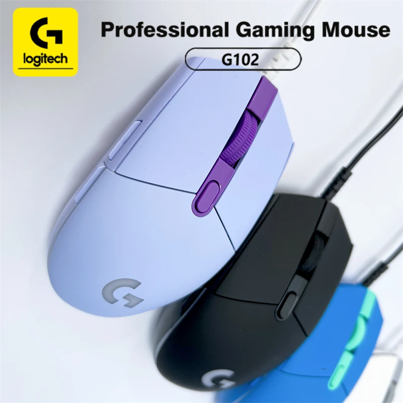 

Logitech G102/G304: A gaming essential with mechanical microswitches for crisp clicks and rapid feedback.