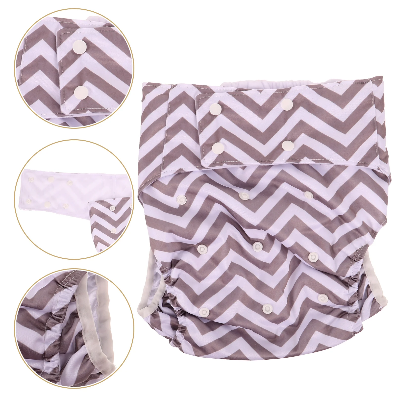 

Водонепроницаемые герметичные подгузники для взрослых, многоразовые моющиеся тканевые писсуары регулируемого размера, защита для пожилых людей, подгузники для взрослых, женские