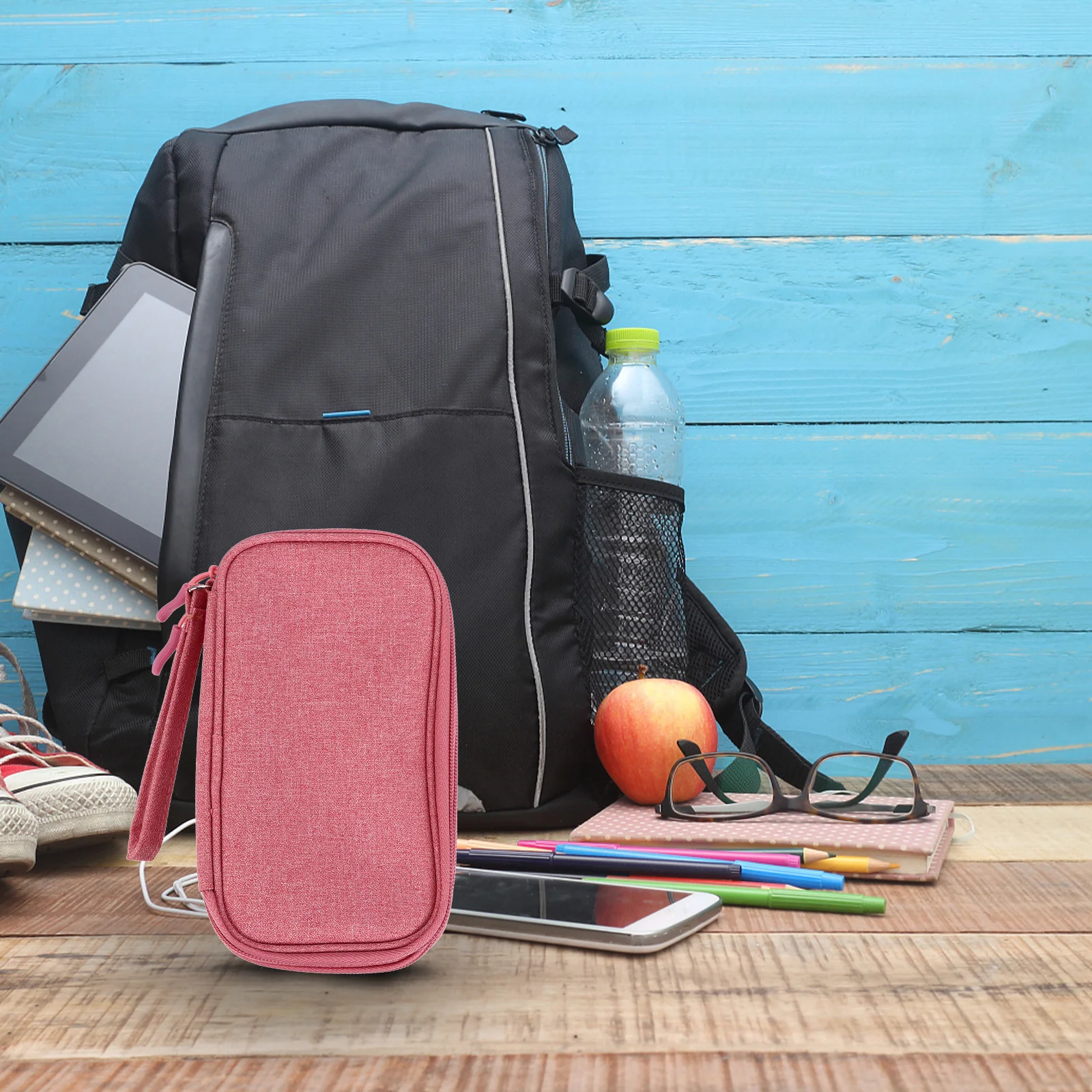 

1Pcs Organizer Bag Digital Accessories Storage Pouch Compact Lightweight Earphone Holder Data Cable Case for Travel