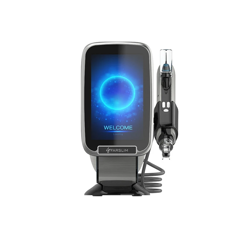 Salon Professional EMS Nano Microneedling Facial Needle Free Hydrafacial Skin Care Gear Promote Serum Absorption Export Only